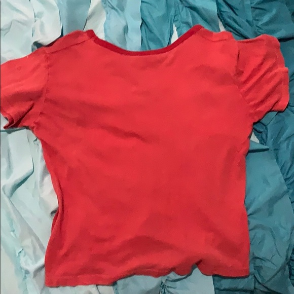 Brandy Melville Red T-Shirt - Picture 3 of 3